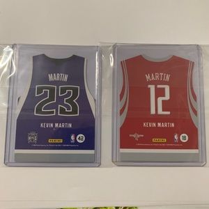 Lot of 2: Kevin Martin ‘09 & ‘10 Threads Die Cut Jersey Cards